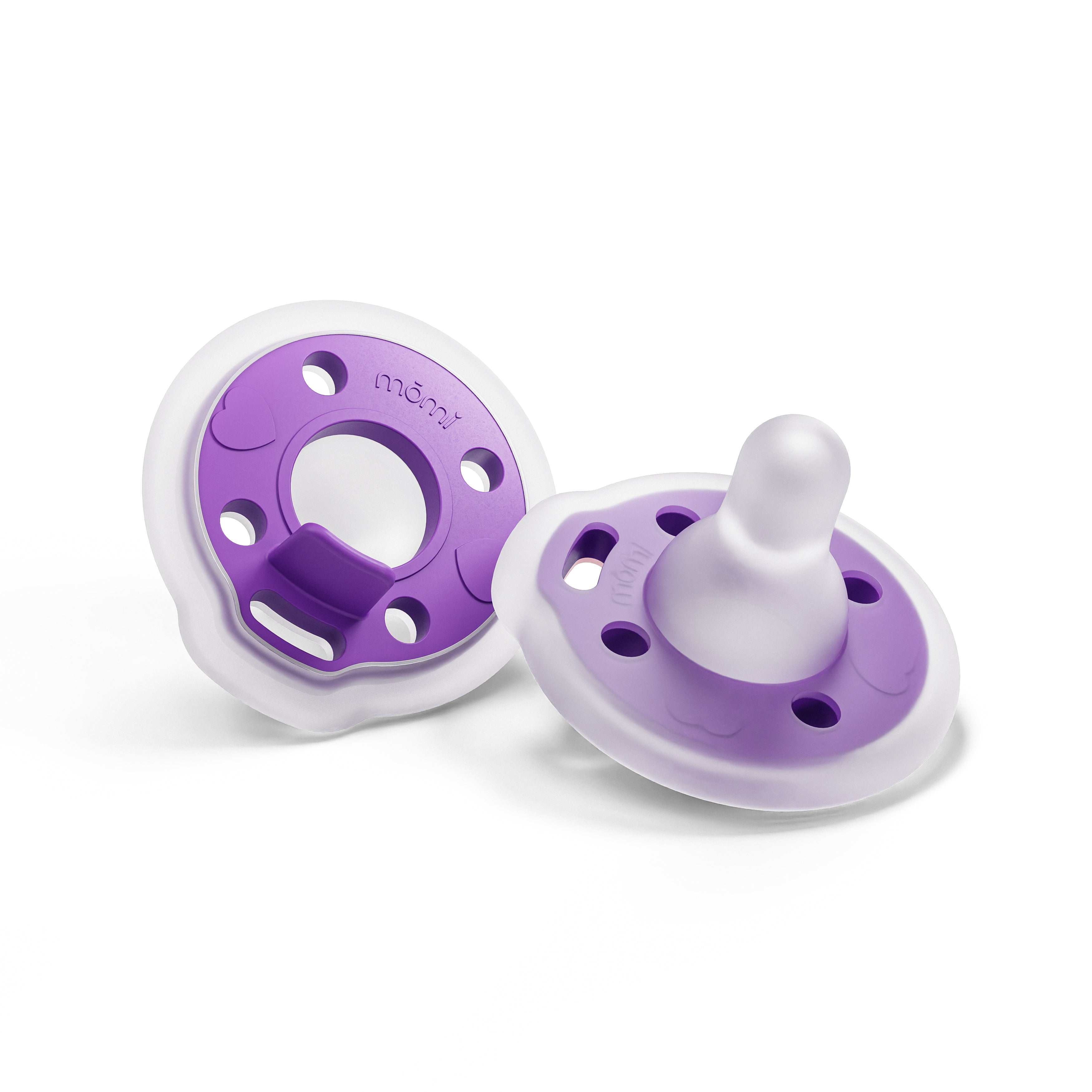 mōmi babypace® breast-like pacifier 2-set in multiple colors