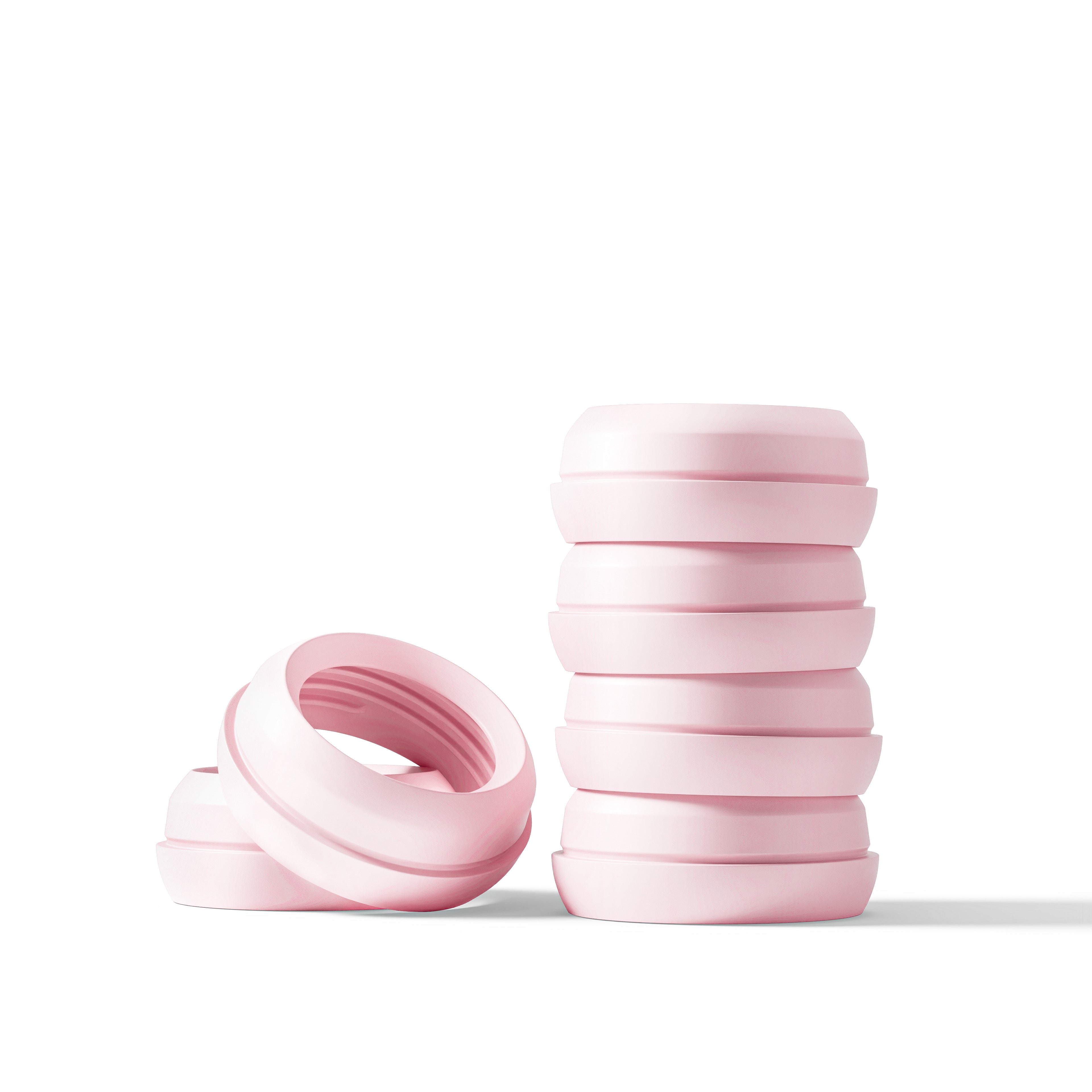 mōmi vibes colored bottle collar set - seashell