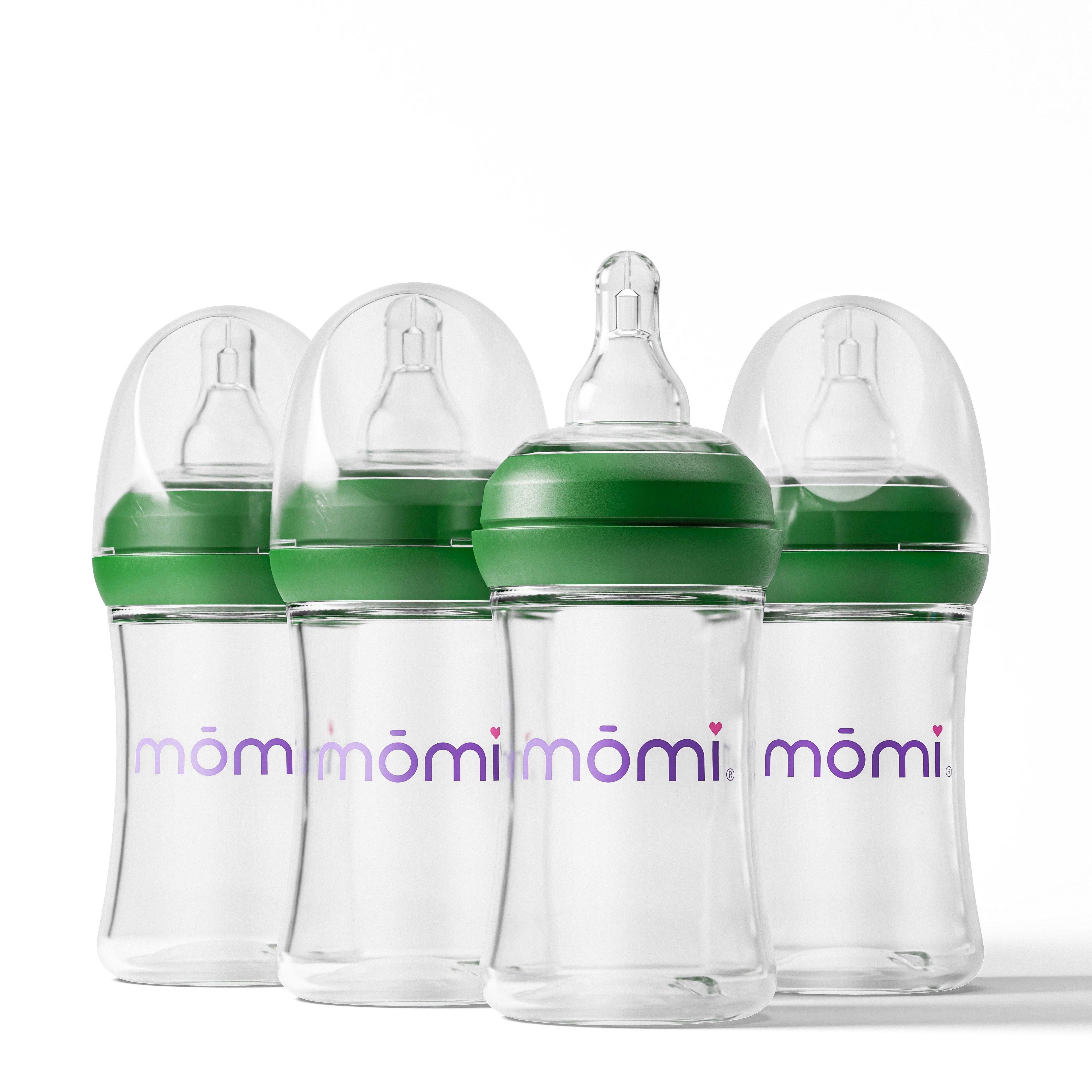 mōmi vibes colored bottle collar set - evergreen