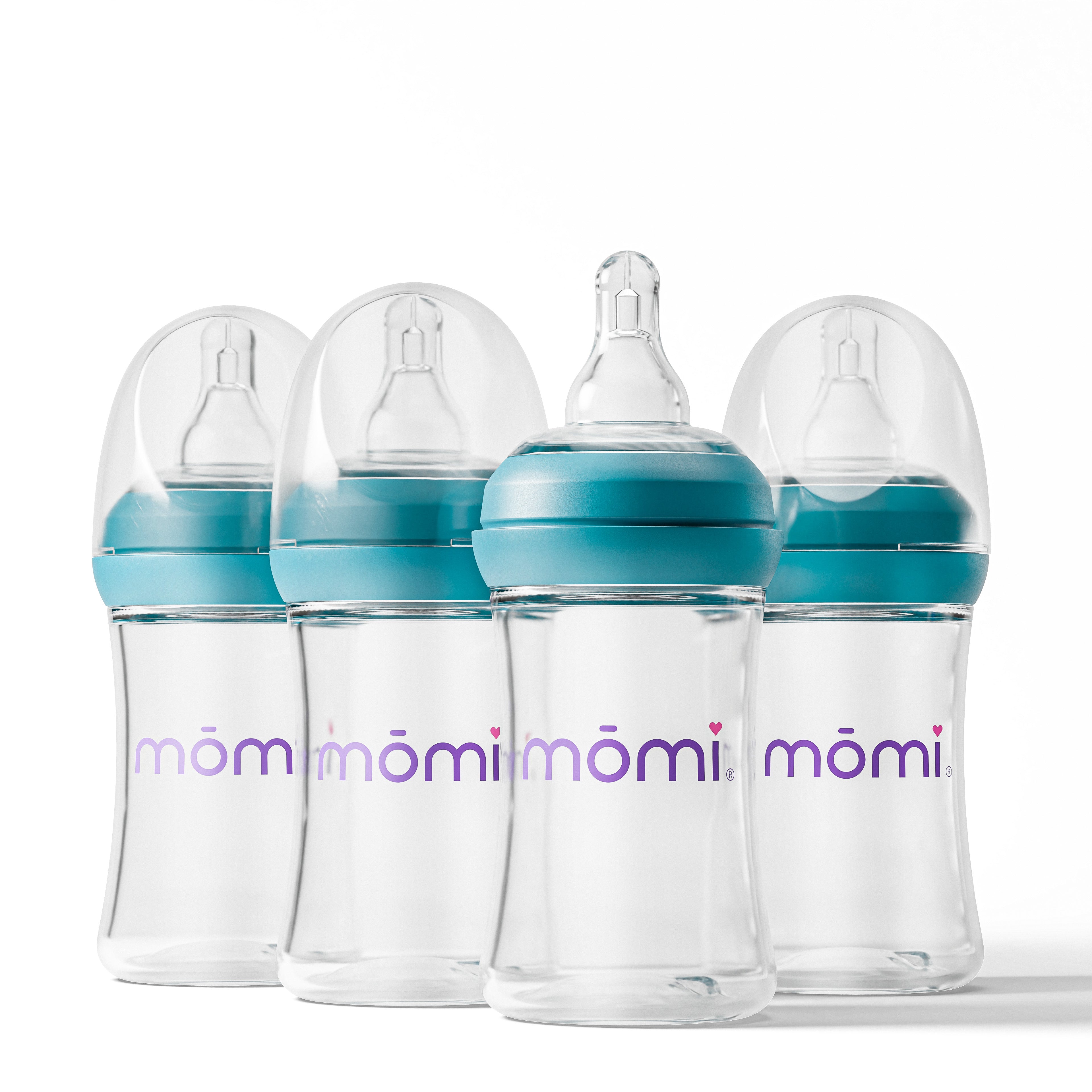 mōmi vibes breast-like bottle sets - lagoon