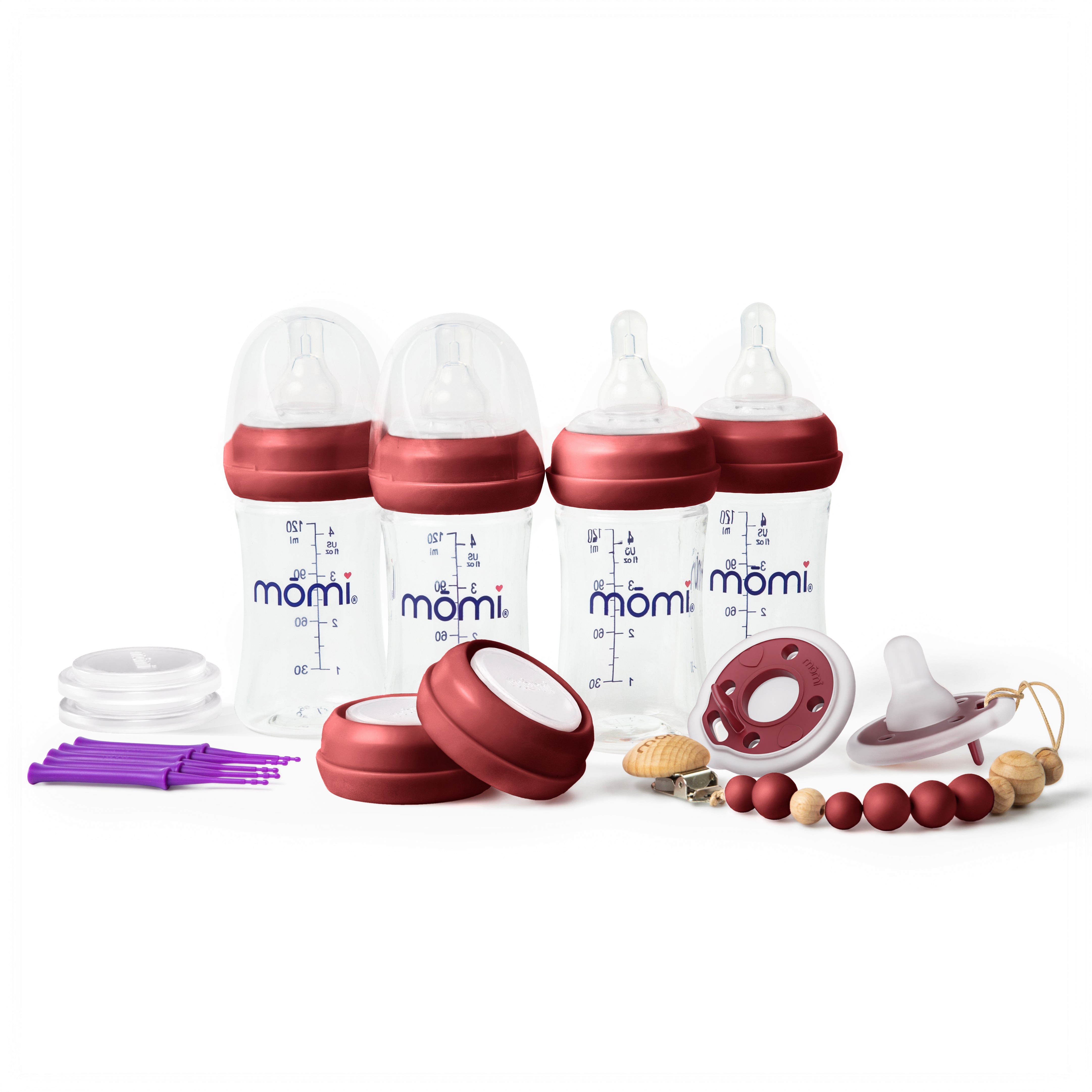 mōmi vibes luxe bundle - cranberry