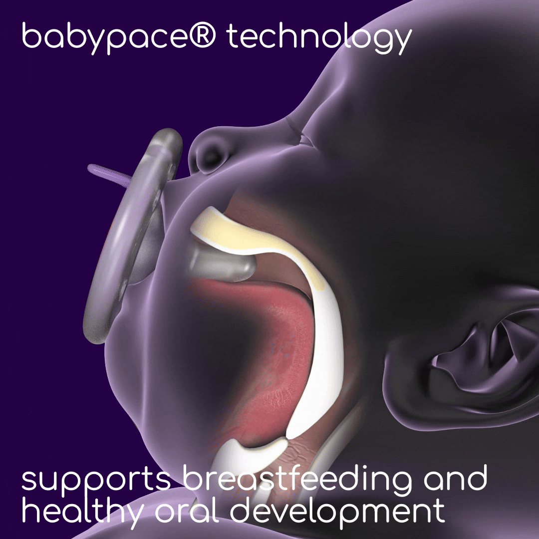 mōmi babypace pacifier 2-set - seashell