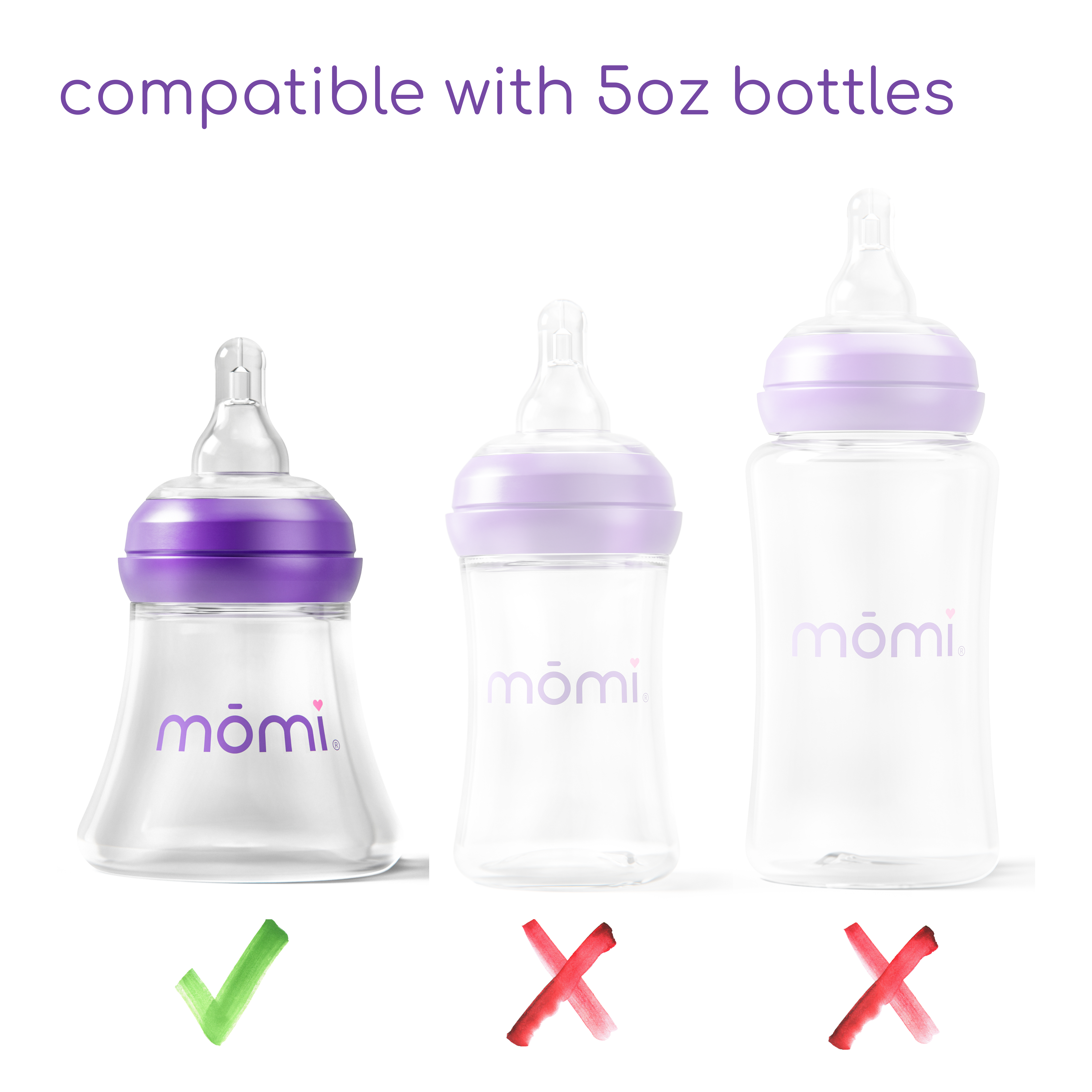 milk storage caps for 5oz bottles (3-pack)