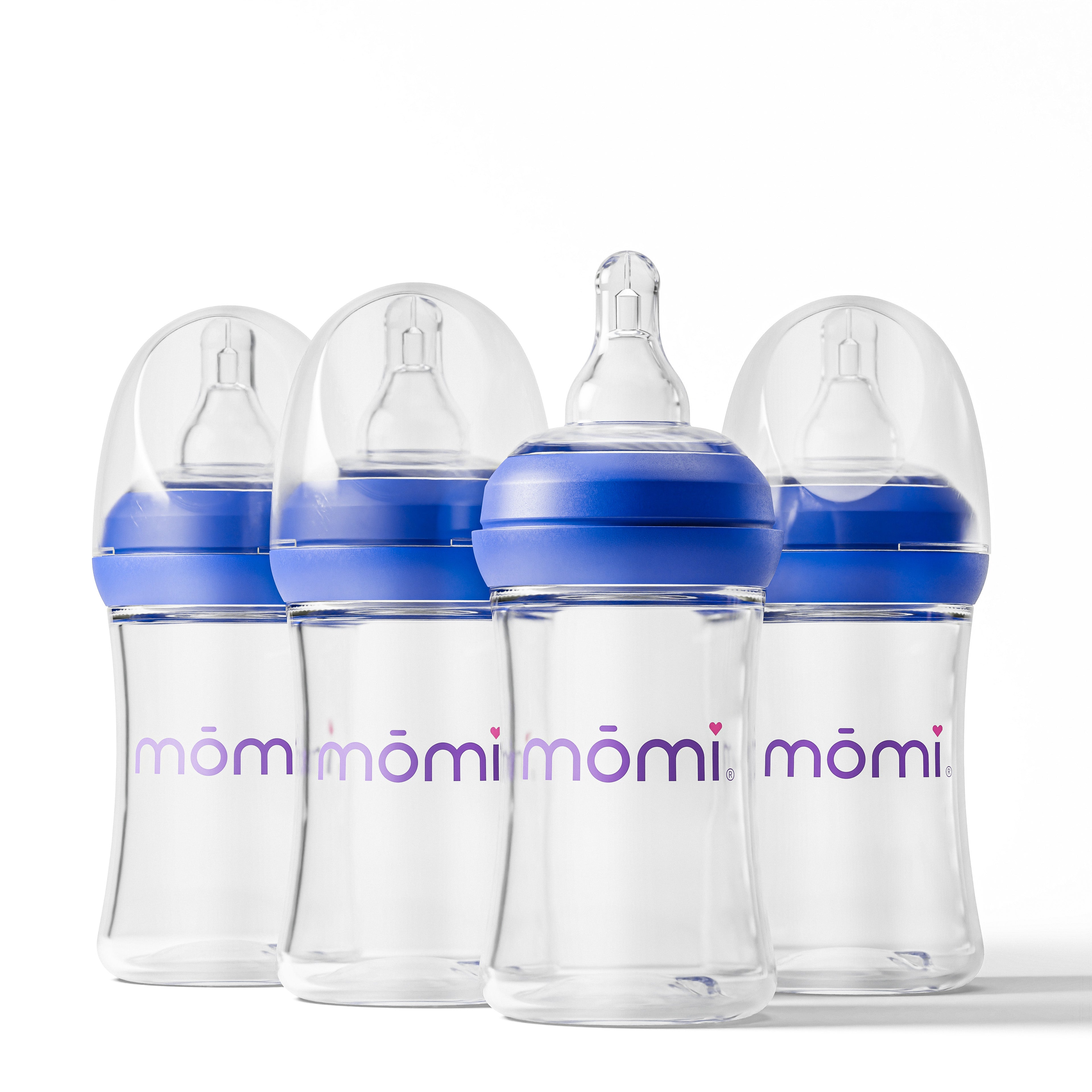 mōmi vibes colored bottle collar set - lapis